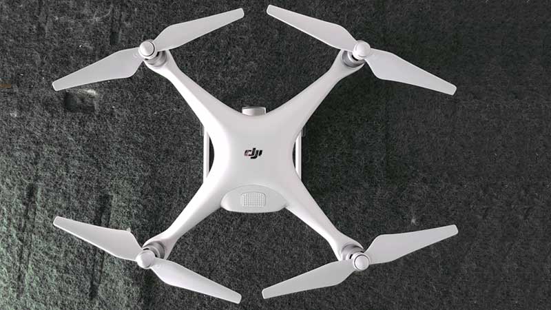 4K-Kamera an Quadcopter Drohne